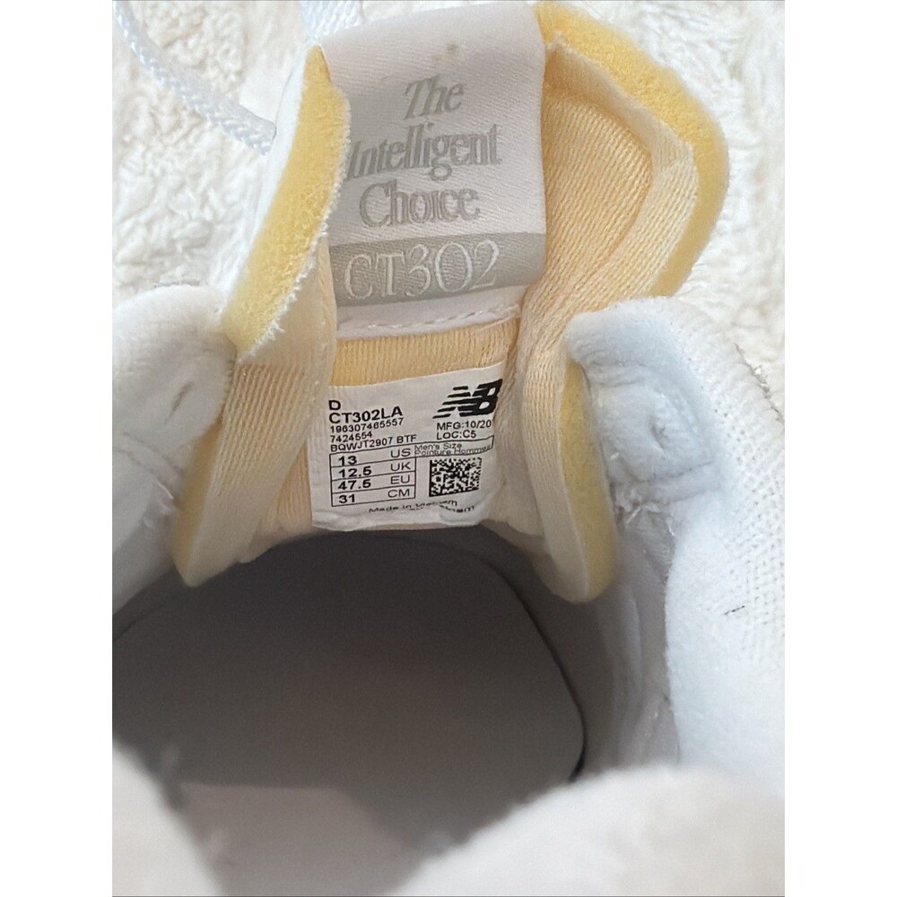 New Balance CT302 Men's Sneakers WHITE/CT302LA Size 13 - Picture 6 of 9